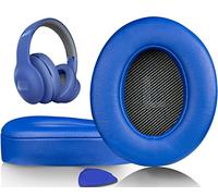 SOULWIT Mousse Coussin Coussinets pour JBL Everest 700 (Modèle: V700BT) Casques, Coussinets d’Oreillettes avec Mousse d’Isolation Acoustique Haute densité, Cuir Protéiné Plus Doux - Bleu