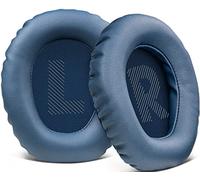 SOULWIT Mousse Coussin Coussinets pour JBL Quantum 100/100X/100P/100M2 (Q100/Q100X/Q100P/Q100M2), Quantum 350 (Q350) écouteurs, Coussinets d'oreille avec Cuir protéique