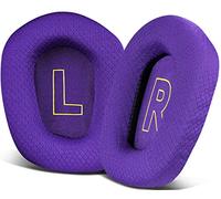 SOULWIT Mousse Coussin Coussinets pour Logitech G733 G335 Lightspeed Wireless Gaming Casque avec Tissu en Maille Durable, Mousse d'isolement de Bruit de Confort