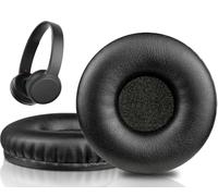 SOULWIT Mousse Coussin Coussinets pour Sony MDR-XB450/XB450AP/XB550 Casque, avec Cuir protéiné Plus Doux, Mousse d'isolation phonique