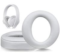 SOULWIT Mousse Coussin Coussinets pour Sony New Gold Wireless PlayStation PS4 Oreillettes de Remplacement pour Casque Version 2018 Modèle CUHYA-0080 - Gris