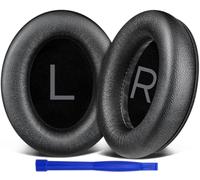 SOULWIT Peau d’Agneau Mousse Coussin Coussinets pour Bose QuietComfort 45 (QC45)/QuietComfort SE (QC SE) /New Quiet Comfort Wireless Casque Supra-Auriculaire, Mousse à de Forme à Isolation Phonique