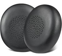 SOULWIT Peau d'agneau Mousse Coussin Coussinets pour Jabra Evolve2 75 PC (Ne Convient Pas à l’Evolve 75) Casque, Coussinets d'oreille avec Mousse d'isolation du Bruit
