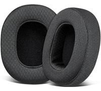 SOULWIT Tissu en Maille Mousse Coussin Coussinets pour Skullcandy Hesh 3/ANC/Evo & Crusher Wireless/ANC/Evo & Venue ANC Over-Ear Casques, avec Une Mousse d'isolation phonique