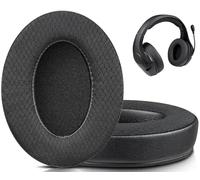SOULWIT Tissu en Maille Mousse Coussin pour HyperX Cloud Stinger Core Wireless/Cloud Stinger Core 7.1 Casque de Jeu, Coussinets avec Mousse à Mémoire de Forme Haute Densité