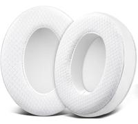 SOULWIT Tissu Maille Mousse Coussin Coussinets pour HyperX Cloud 1/2/3/Pro/Core/Alpha/Alpha S/Alpha Pro/Flight/Flight S/Stinger/Stinger S, CloudX Stinger/Stinger Core/Flight Casque