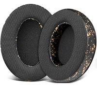 SOULWIT Tissu Maille Mousse Coussin Coussinets pour HyperX Cloud 2/3/1/Alpha/Flight/Stinger/Stinger2/Core/Pro, CloudX Stinger/Flight Series Casque