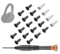 SOULWIT Vis de Bandeau Remplacement pour Sony WH-1000XM4 (WH1000XM4) Circum-aural Casque, Pièce de Réparation pour Headband la Glissière du Couvercle Latéral et les Capuchons d'extrémité