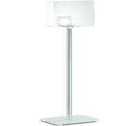 Sound 3305 Pied D'Enceinte Pour Sonos Five & Play:5 Taille 75 Cm Poids Max. 5 Kg Noir (1X) Convient Également Pour Denon Heos 5 & 7 Et Autres Blanc (1X)[Audio3523]
