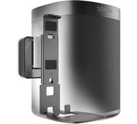 Sound 4201 Support Mural Orientable Pour Enceinte Sonos One (Sl) & Play:1, Orientable Jusqu'À 70º, Inc ison -30º/+30º, Poids . 5 Kg, Noir (1X)[Video3047]