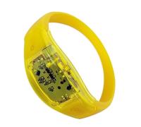 Sound Activated LED Bracelet Silicone Light Up Wristband For Party Gift
