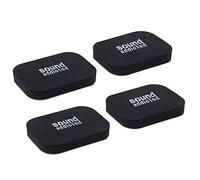 Sound Addicted Lot de 4 patins d'isolation pour barre de son - Coussinets en mousse anti-vibrations - 8,9 x 6,3 x 1,65 cm - Convient à la plupart des barres de son