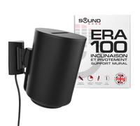 Sound bass ERA100 Support Mural inclinable et pivotant, Noir, Simple (1 pièce), Compatible avec Sonos Era 100, Installation sans Effort, kit de Montage Inclus