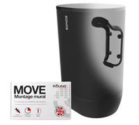 Sound bass Move Support Mural pour Enceinte, résistant aux intempéries, Compatible avec Sonos Move Version 1 et 2, avec Accessoires de Montage Inclus, Noir