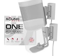 Sound bass One Support de Montage Mural, Inclinable et Pivotant, Blanc, Double, Compatible avec One, One Gen 2, One SL & Play:1, Installation sans Effort, Kit de Montage Inclus