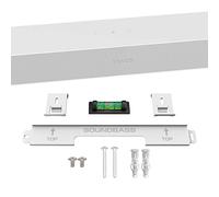 Sound bass Support de Barre de Son pour Sonos Ray, Comprend Tout Le Matériel de Montage, Support Mural Flottant sous TV ou Au-Dessus, Facile à Installer, Blanc