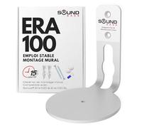 Sound bass Support Mural Era 100 - Profil Bas, Blanc, Unité Simple, Compatible avec Sonos ERA100 & Era 100 SL Enceinte, Kit de Fixation Complet Inclus