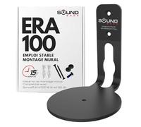 Sound Bass Support mural ERA 100 profil bas, noir, 1 pc | Compatible Sonos ERA100 & ERA 100 SL | Fixations complètes incluses