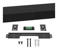 Sound bass Support Mural pour Sonos Ray Sound Bar Inclut Tout Le Matériel De Montage Nécessaire, Support Mural Flottant pour Barre De Son sous TV Ou Au-Dessus, Installation Facile, Noir
