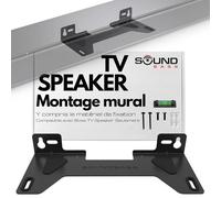 Sound bass Support Mural pour TV Speaker | Compatible Uniquement avec la Barre de Son Bose TV Speaker | Kit de Fixation Complet Inclus | Conçu au Royaume-Uni