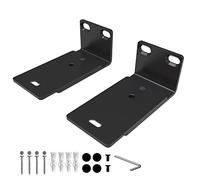 Sound bass Support Mural Réglable pour Barre de Son Bose, Noir, Lot de 2 | Compatible avec Bose 300/500/550/600/700/900 Lifestyle Ultra, Smart Soundbar, TV Speaker, Support de Fixation Sous TV, Noir