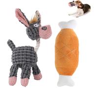 Sound Dog Toy ¿ Soft and Durable Plush Toy Against Boredom Best Playmates for Dogs