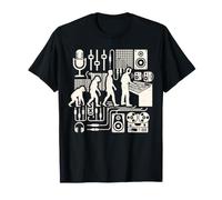Sound Engineer Evolution Audio Mixing Studio Graphic T-Shirt