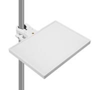 Sound Equipment Plateau de support de micro se fixe aux bras de perche | Compatible avec carte son et équipement de studio double taille 225 x 165 mm ABS robuste pour interfaces musicales