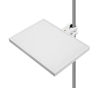 Sound Equipment Plateau de support de micro se fixe aux bras de perche | Compatible avec carte son et équipement de studio double taille 225 x 165 mm ABS robuste pour interfaces musicales