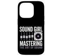 Sound Girl maîtrise l'art de l'ingénieur du son Coque pour iPhone 14 Pro