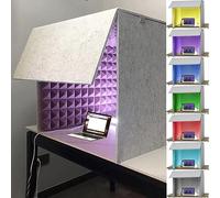 Sound Isolation Room for Home Studio, Desktop Soundproof Cover, Portable Recording Booth, Self Made Sound Booth Box, Microphone Isolation Shield, Easy to Assemble