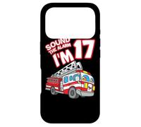 Sound The Alarm I'm 17 Fire Engine Firefighter 17th Birthday Coque pour iPhone 17 Pro