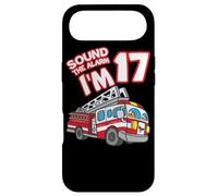 Sound The Alarm I'm 17 Fire Engine Firefighter 17th Birthday Coque pour iPhone Air