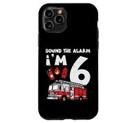 Sound The Alarm Im 6 Camion de Pompier pour 6e Anniversaire Coque pour iPhone 11 Pro
