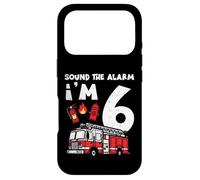 Sound The Alarm Im 6 Camion de Pompier pour 6e Anniversaire Coque pour iPhone 17 Pro
