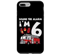 Sound The Alarm Im 6 Camion de Pompier pour 6e Anniversaire Coque pour iPhone 7 Plus/8 Plus