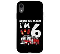 Sound The Alarm Im 6 Camion de Pompier pour 6e Anniversaire Coque pour iPhone XR