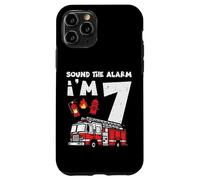 Sound The Alarm Im 7 Camion de Pompier 7ème Anniversaire pour garçons Coque pour iPhone 11 Pro
