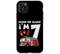 Sound The Alarm Im 7 Camion de Pompier 7ème Anniversaire pour garçons Coque pour iPhone 11 Pro Max