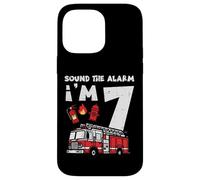 Sound The Alarm Im 7 Camion de Pompier 7ème Anniversaire pour garçons Coque pour iPhone 14 Pro Max