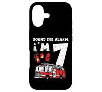 Sound The Alarm Im 7 Camion de Pompier 7ème Anniversaire pour garçons Coque pour iPhone 17