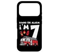 Sound The Alarm Im 7 Camion de Pompier 7ème Anniversaire pour garçons Coque pour iPhone 17 Pro