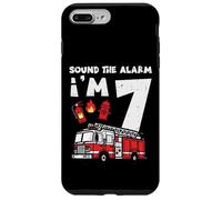 Sound The Alarm Im 7 Camion de Pompier 7ème Anniversaire pour garçons Coque pour iPhone 7 Plus/8 Plus