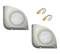 Sound-way 2 Entretoises Haut-Parleur avec Grilles Supports Enceintes Compatible avec Fiat Punto II