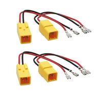 Sound-way 4 x Câbles Adaptateur Faisceau cosse connecteurs fiche pour Haut-parleurs Enceintes Voiture Compatible avec Alfa Romeo, Lancia, Fiat, Citroen, Peugeot
