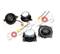 Sound-way 4 x Enceintes Fiat Punto 1 - Haut-Parleur sur Mesure 8,7 cm