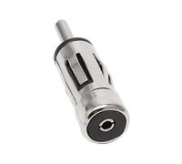Sound-way Adaptateur d'antenne pour autoradio AM/FM/Dab Connecteur DIN ISO 10599/41585 vers DIN mâle/Femelle Universel