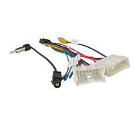 Sound way - Adaptateur Faisceau Câble Connecteur ISO, récupération arrière et antenne Compatible avec Dacia, Renault