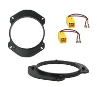 Sound-way Adaptateurs Aadres Anneaux pour Haut-parleurs Enceintes Speakers 16.5 cm / 165 mm Compatible avec Alfa Romeo Spider GTV/Fiat Multipla/Lancia Y/Peugeot 306