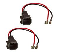Sound Way Adaptateurs Haut-Parleurs Compatibles avec Opel Chevrolet Saab, Set 2 Câbles Speaker, Compatibles avec Astra J K Insignia Mokka Zafira Aveo Cruze, Connecteurs Aftermarket